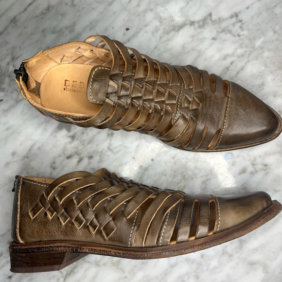 Bed Stu Las Cruces Shoe Woven Leather 7.5 - Picture 2 of 12